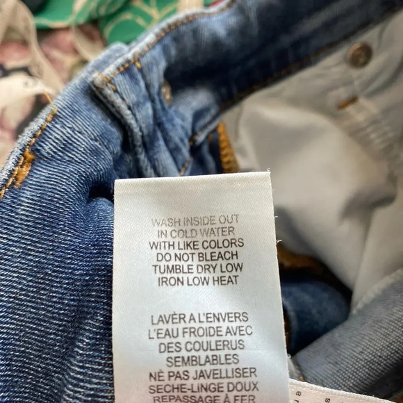 GOOD AMERICAN Good Legs Crop Fray Hem Jeans Size 4 Evereve Distressed High Rise - Picture 11 of 11